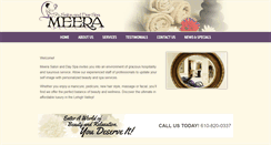 Desktop Screenshot of meerasalon.com